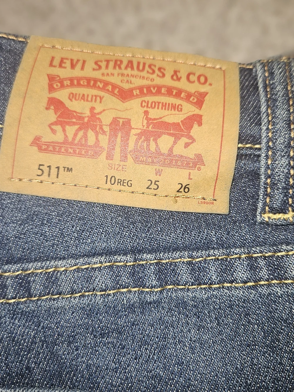 Levi's Kids Dark Blue Denim Jeans